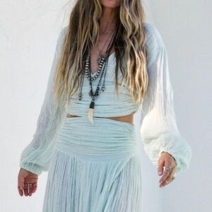 Jen’s Pirate Booty Lapis Top in Aloe